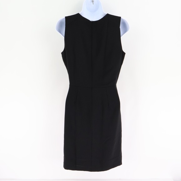 Esley Dress Womens Sz S Black 100% Polyester Beaded Pockets Lined Sleeveless NWT - Picture 2 of 9